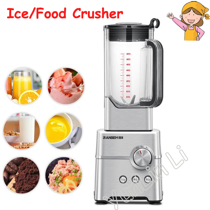 Blender High Power - Commerciële ijsbreker, hogesnelheidsblender, krachtige sapmachine, voedselverwerker,