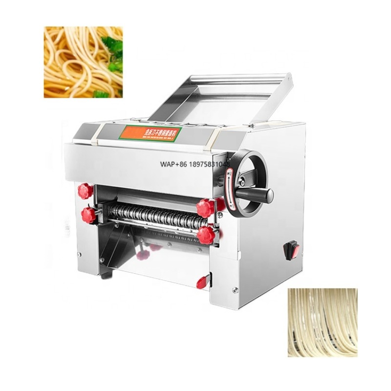 Pasta Machine Electric - Commerciële elektrische noedelmachine 2-in-1 pastamaker met