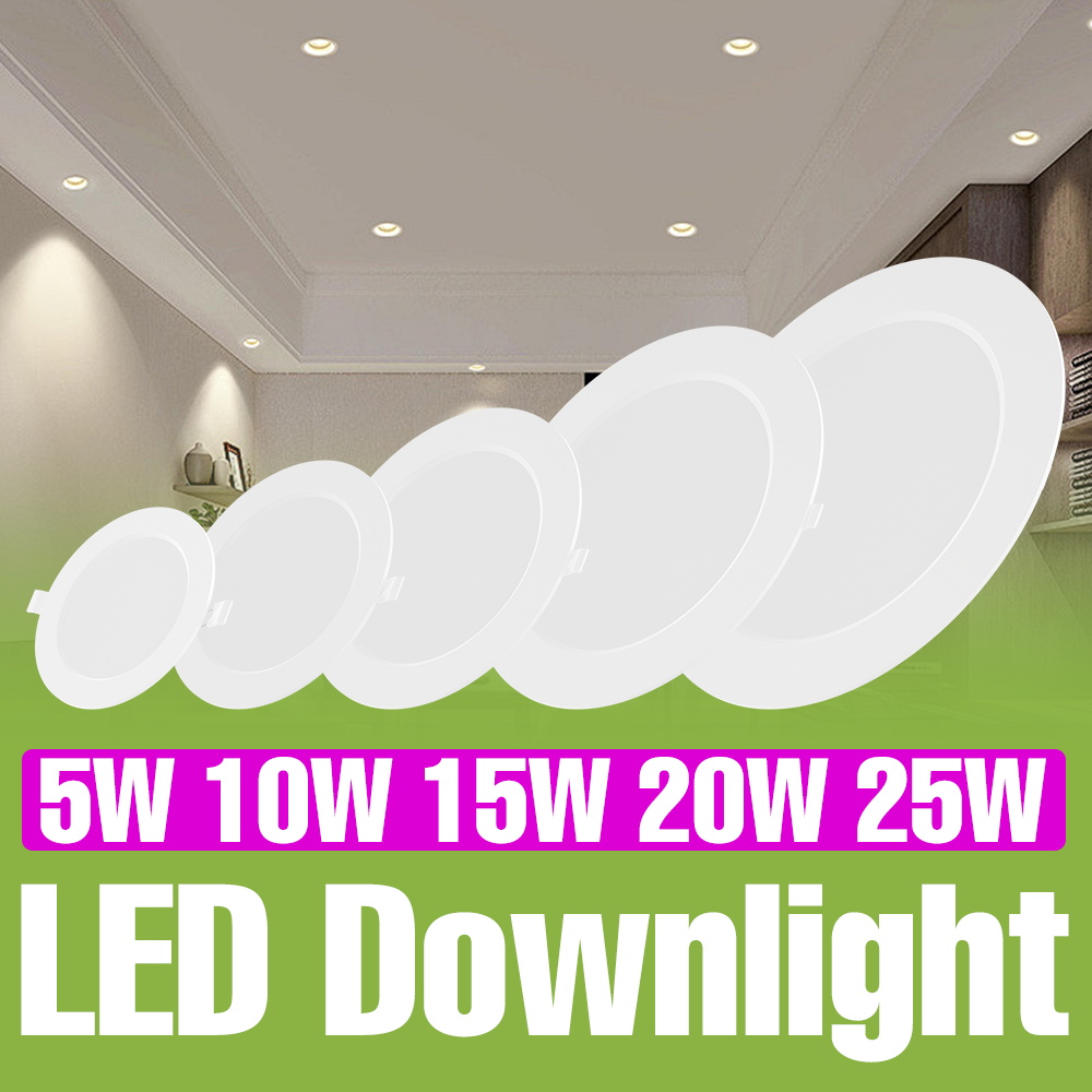Kitchen Appliances In White - LED Plafondlamp Verzonken Ronde Downlight AC220V