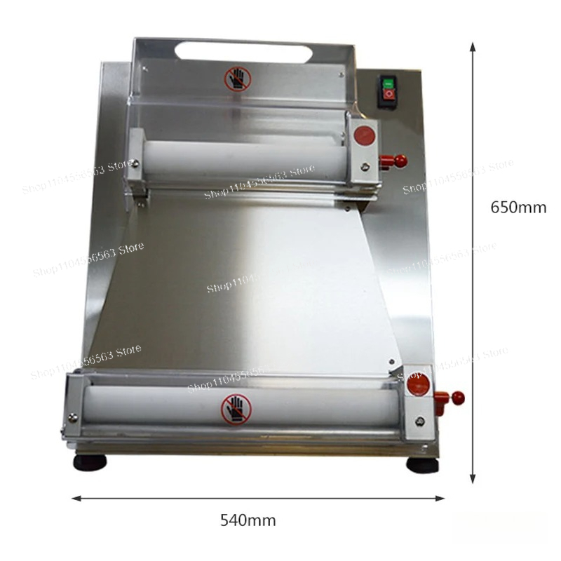 Pasta Machine Electric - 40cm Commerciële Deegpersmachine Automatische Elektrische Bakkerij
