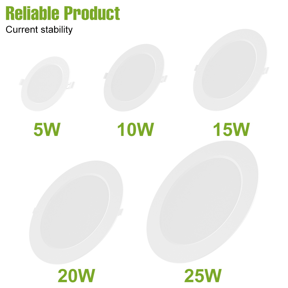 LED Plafondlamp Verzonken Rond - Kitchen Appliances In White recensie en prijs