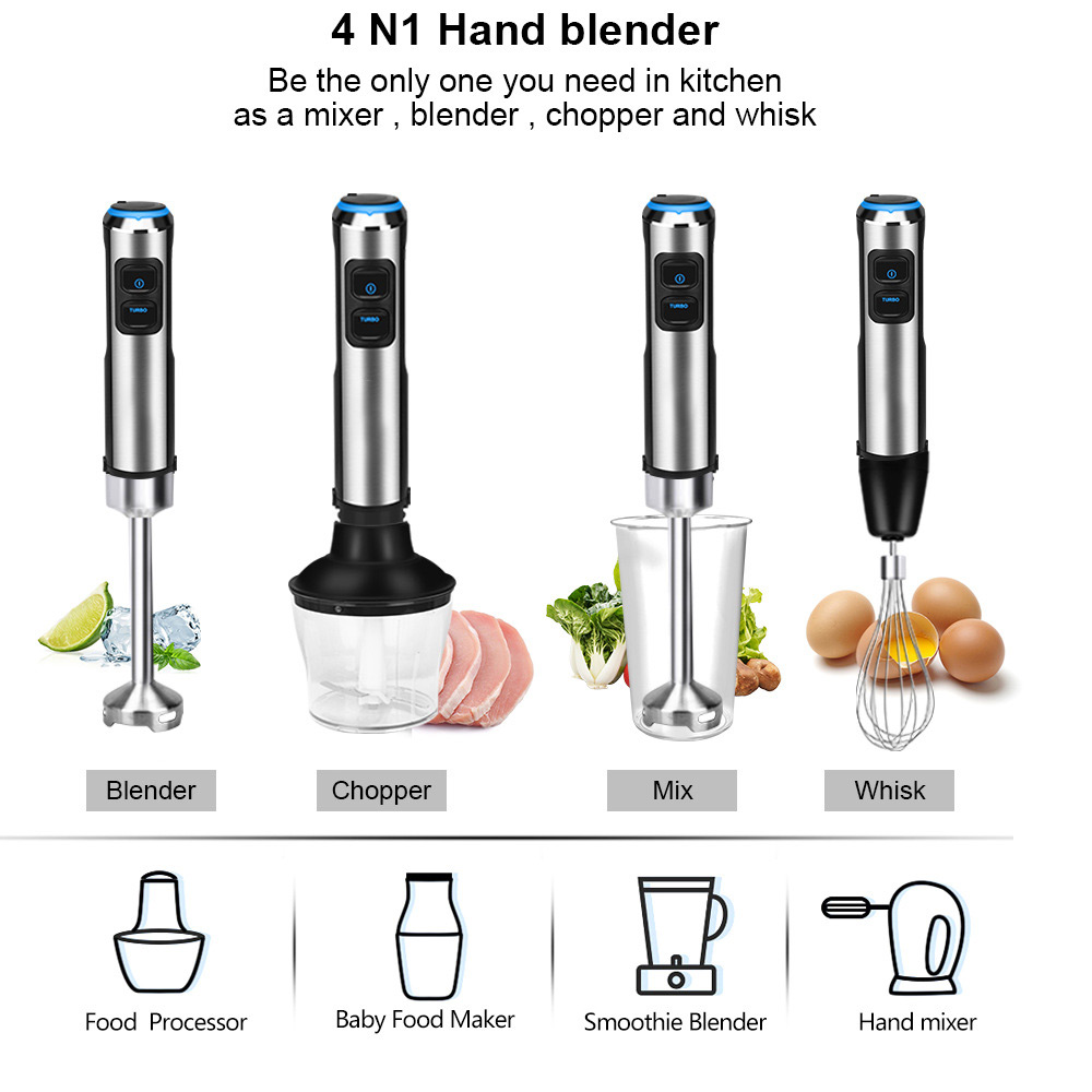4 in 1 krachtige handstaafmixe - Blender High Power recensie en prijs