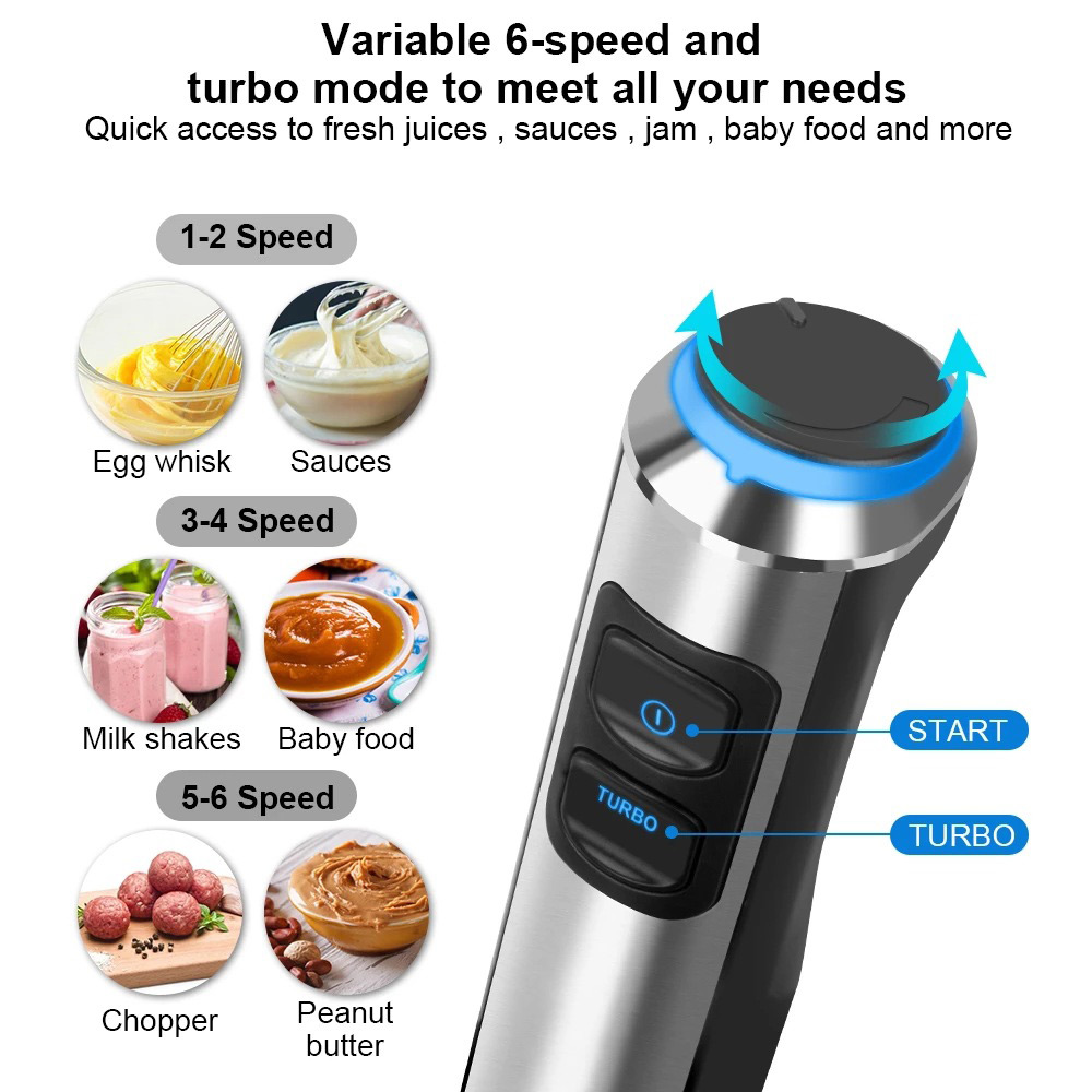 4 in 1 krachtige handstaafmixe - Blender High Power recensie en prijs