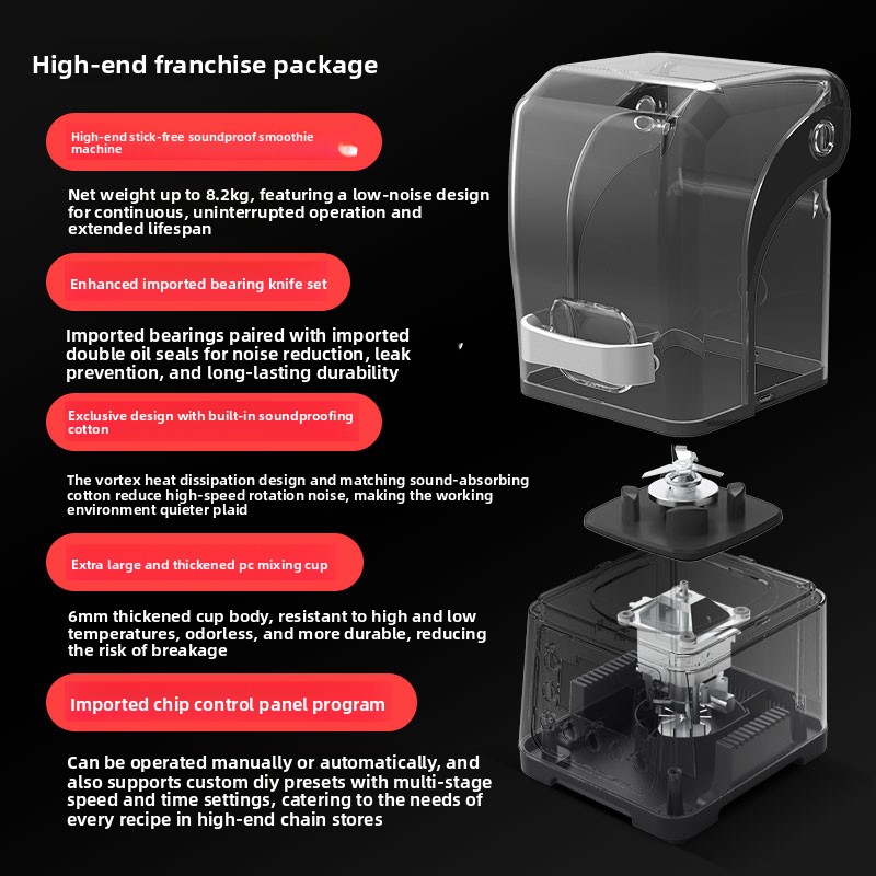 Robuuste commerciële slushmach - Blender High Power recensie en prijs