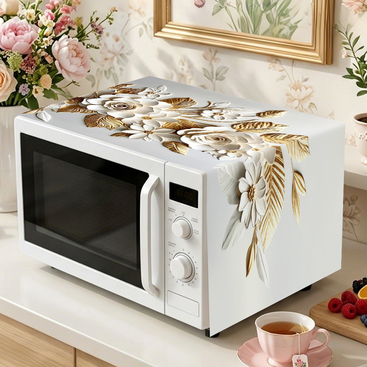 35*85cm Wit Gouden Magnetronho - Kitchen Appliances In White recensie en prijs
