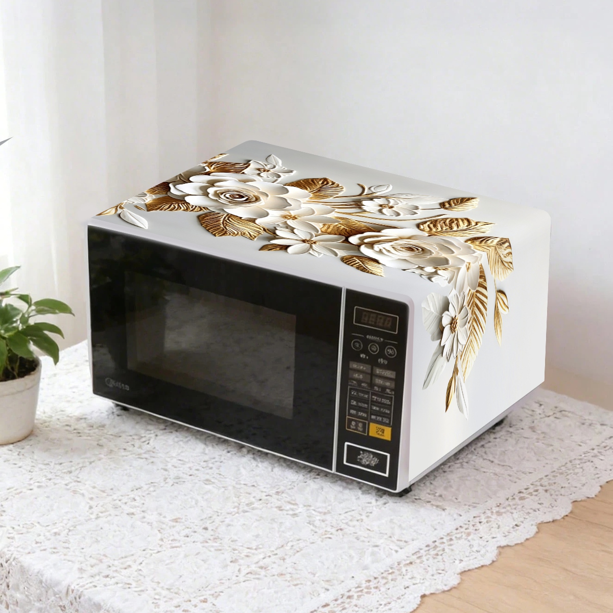 35*85cm Wit Gouden Magnetronho - Kitchen Appliances In White recensie en prijs
