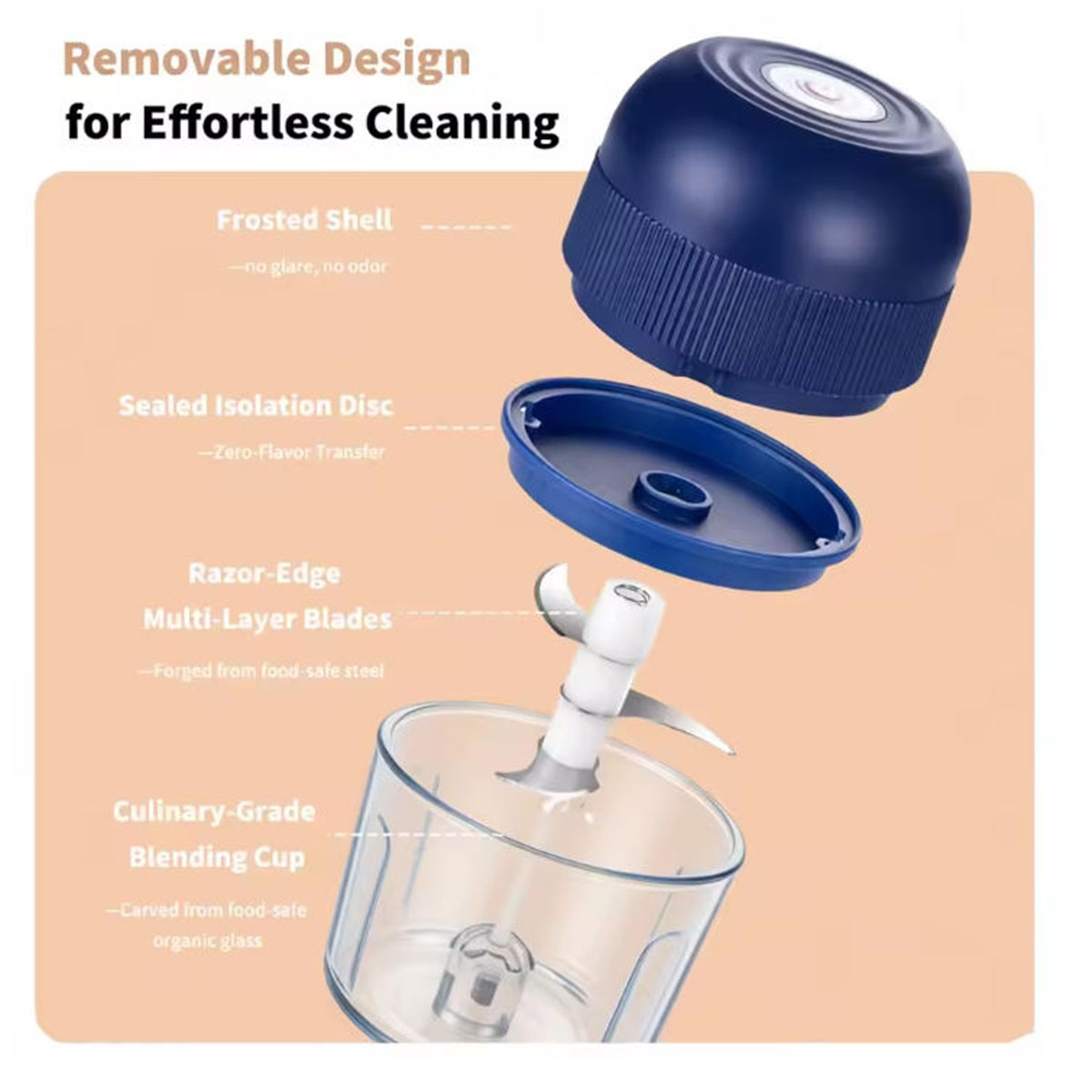 1PC Elektrische Knoflook Chopp - Kitchen Appliances Unit recensie en prijs